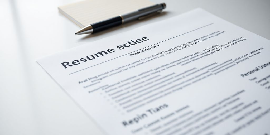 Professional resume with a vivid, illustrative design.