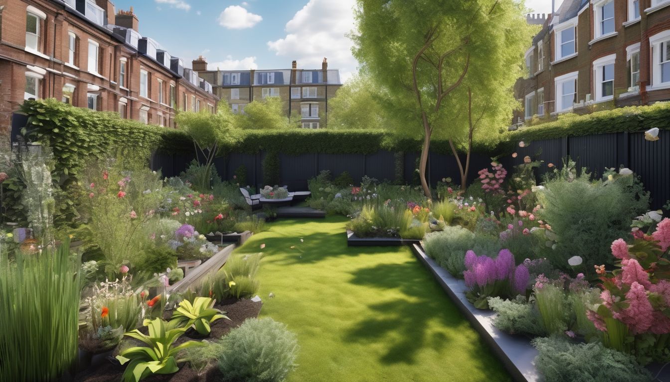 spring garden cleanup in London