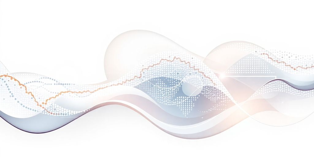 Python code snippets abstractly visualized.