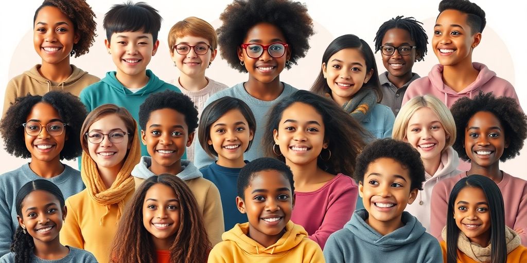 Diverse students sharing personal stories of resilience and success.