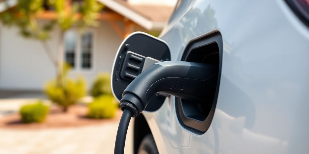 EV charging at home.