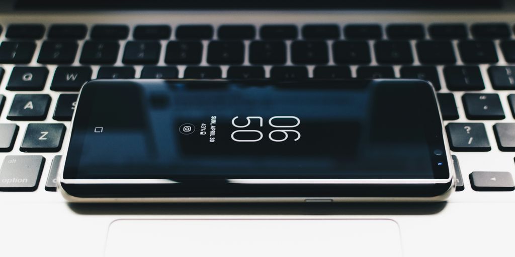 black and silver laptop computer