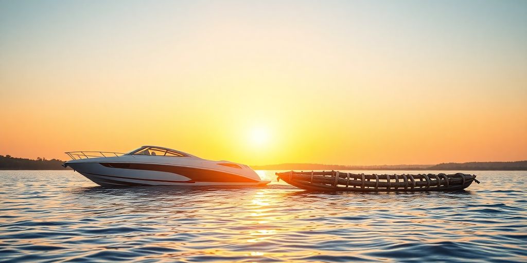 Ervaar een onvergetelijk moment op het water met ons boot-vs-vlot-concept!