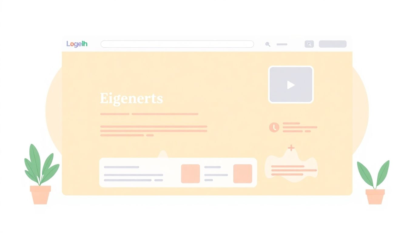 Brukervennlig nettside med moderne design og myke farger.