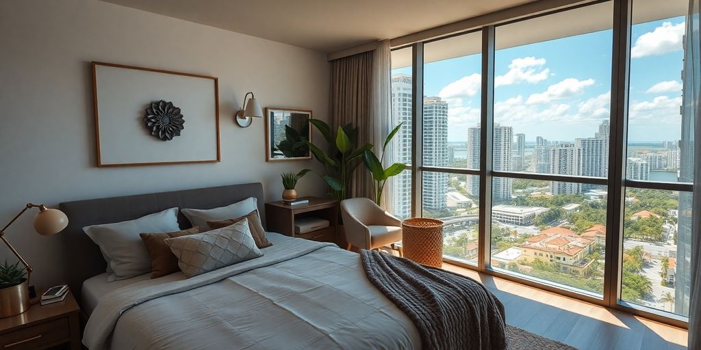 Cozy studio apartment in Aventura, Florida for couples.