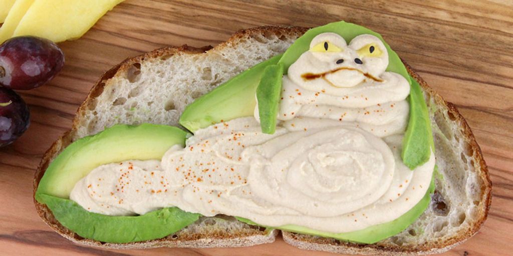 swimmer eating avocado toast