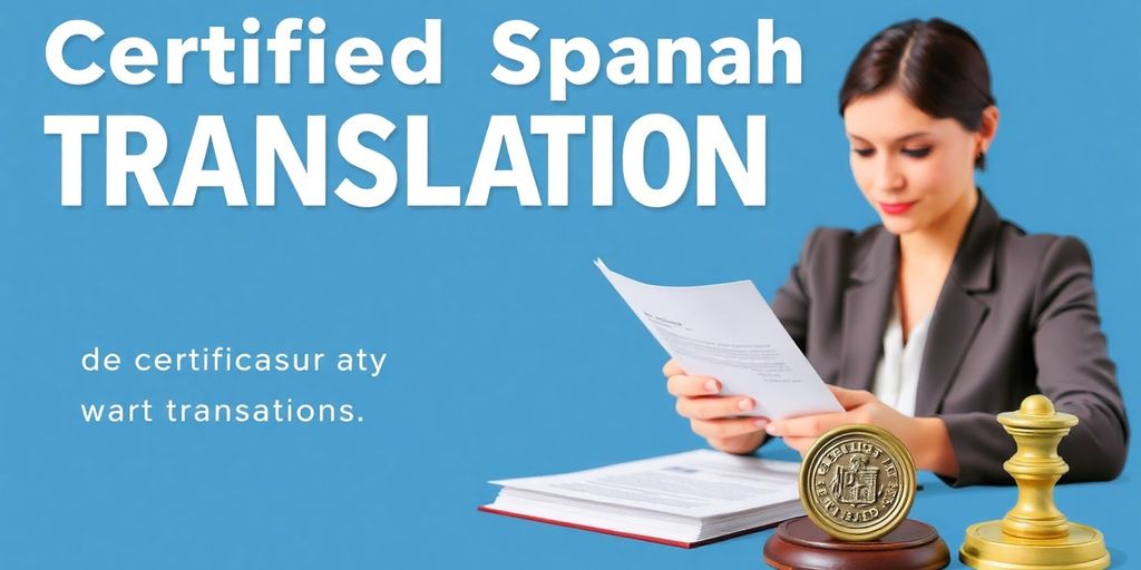 Notarised Spanish translation.