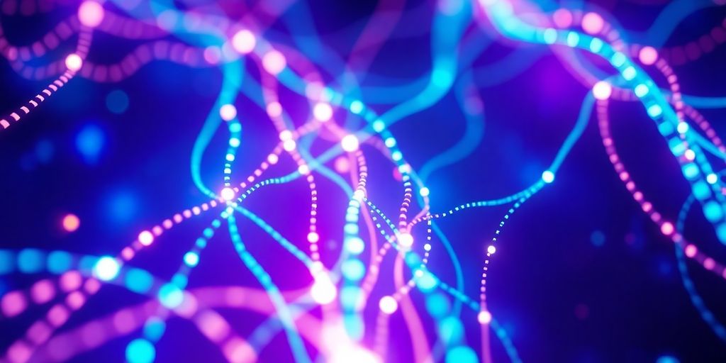 Network packet flow visualization.
