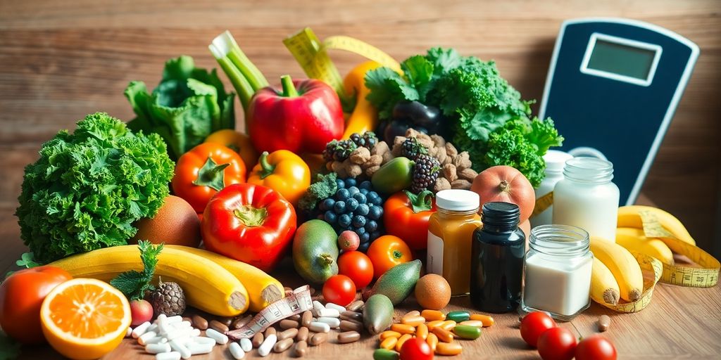Colorful fruits and vegetables for personalized nutrition services.