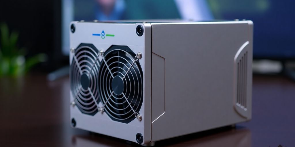 Antminer S21 Pro mining rig.
