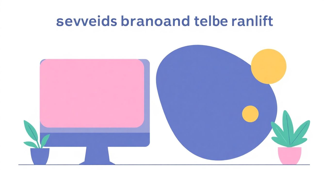 Moderne illustrasjon av unik merkevareidentitet.