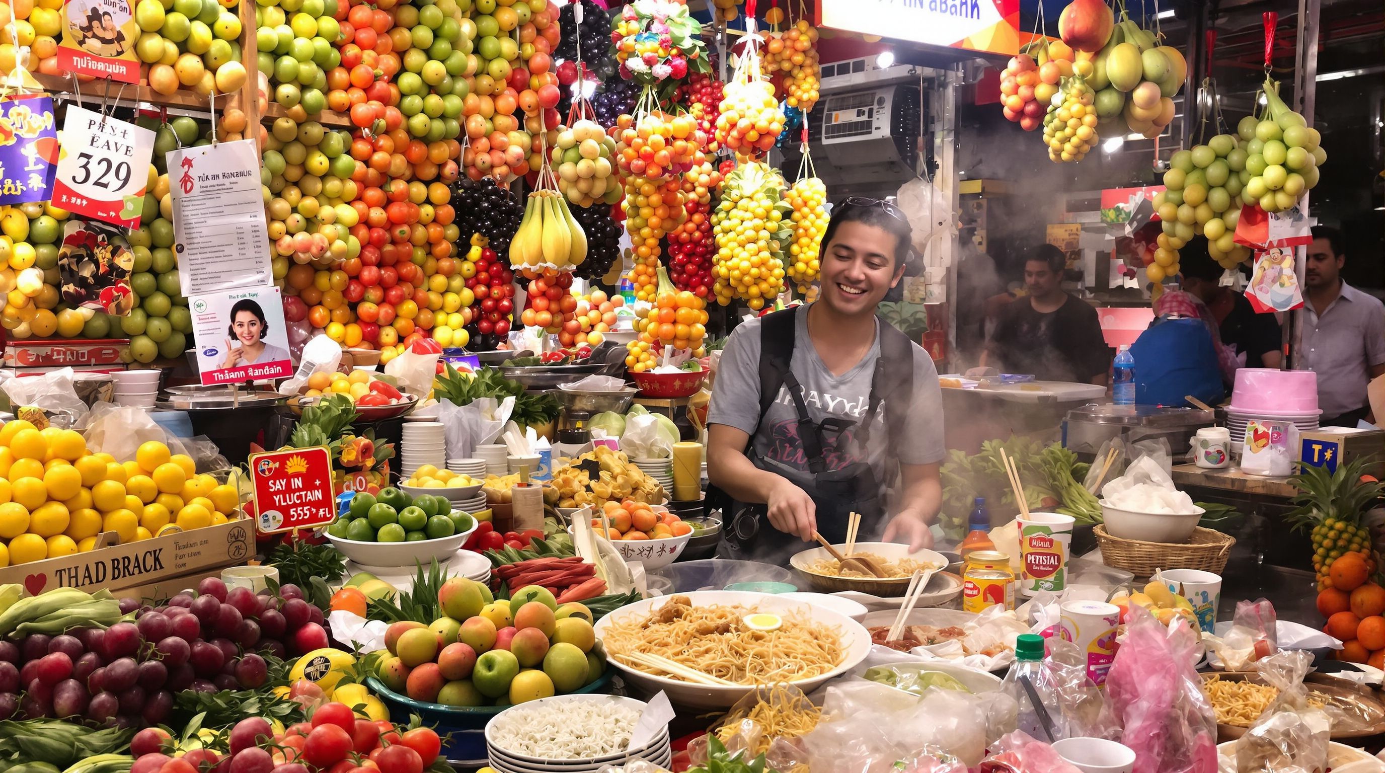 Viagem de Mochila em Banguecoque: Comida, Compras e Noite - InBrief