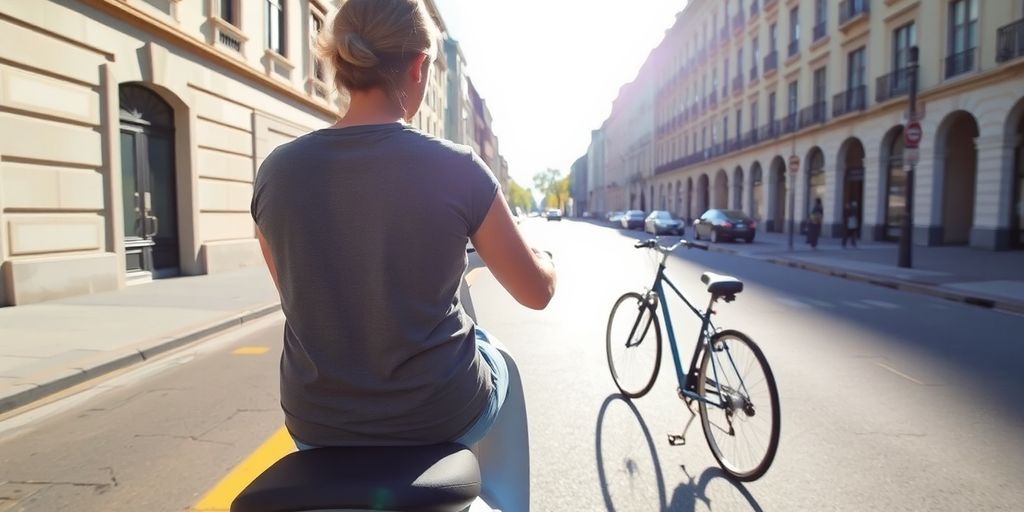 Scooter rider avoids bicycle insurance