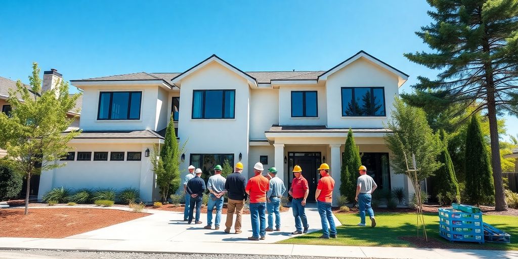 Suwanee home renovation project with contractors.