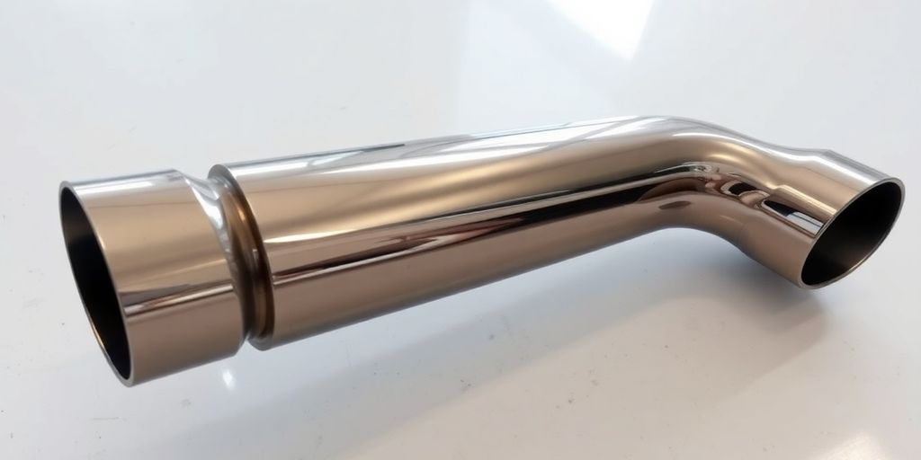 Mitsubishi Pajero exhaust pipe.