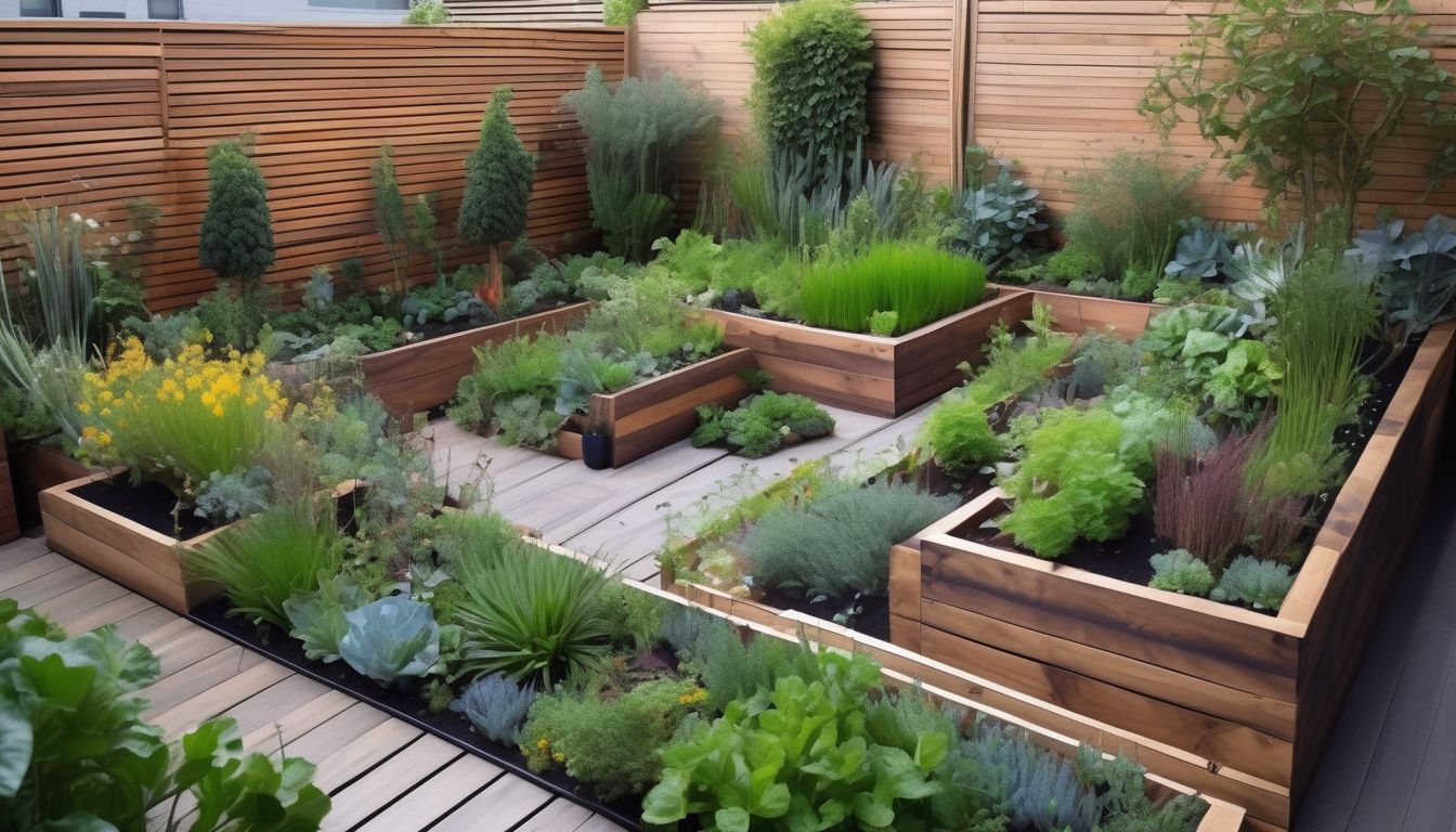 raised bed urban garden London