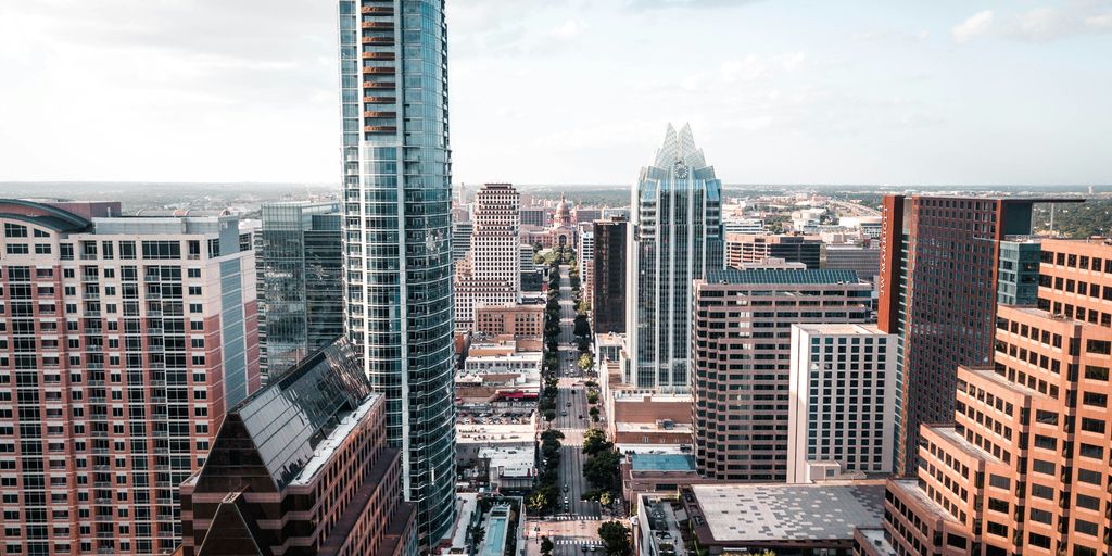 high-angle photography of highrise building
