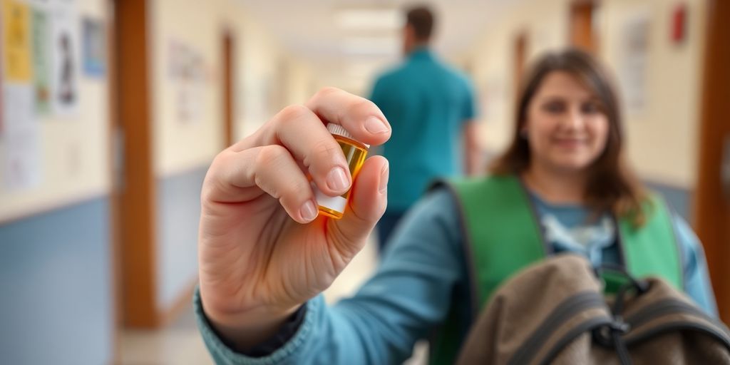 Child, backpack, school, medication, parent