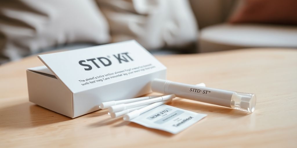 Discreet home STD test kit.