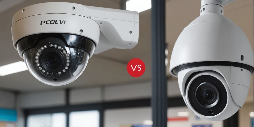 IP CCTV camera versus analogue CCTV camera