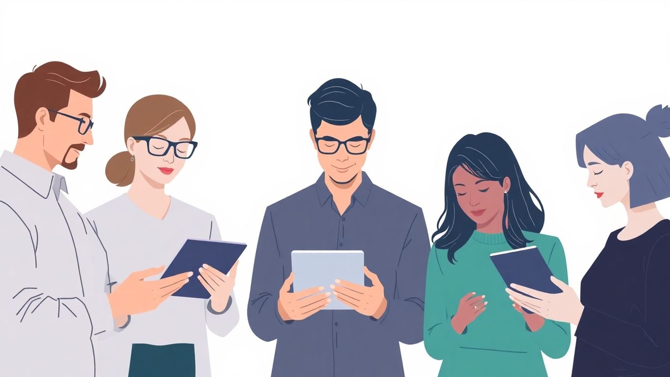 Mennesker som diskuterer forretningsstrategier sammen.