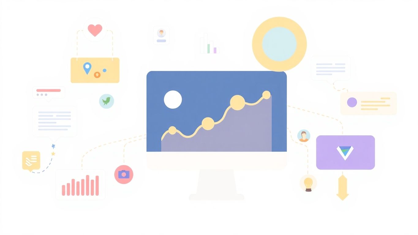 Illustrasjon av trafikkilder i Google Analytics