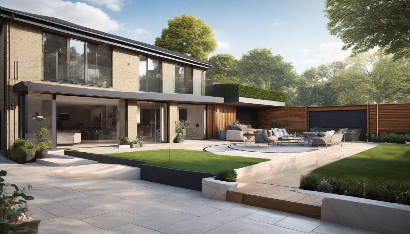 patio and driveway in London