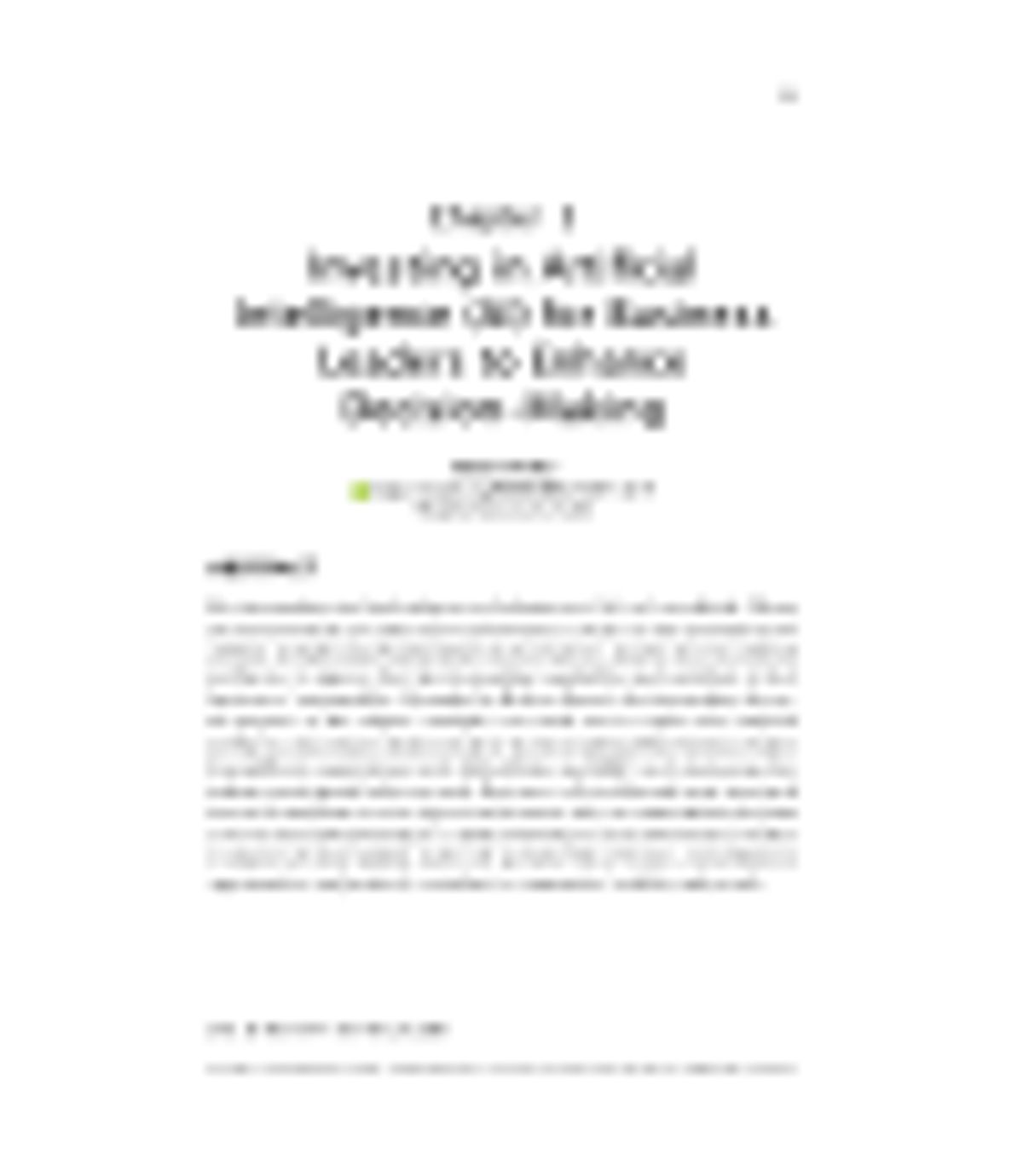 The Synergy of Analytics and AI in Strategic Decision-Making