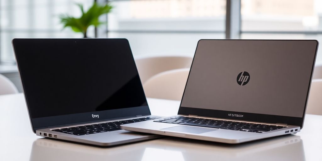 صورة لجهازي HP Envy وHP Elitebook