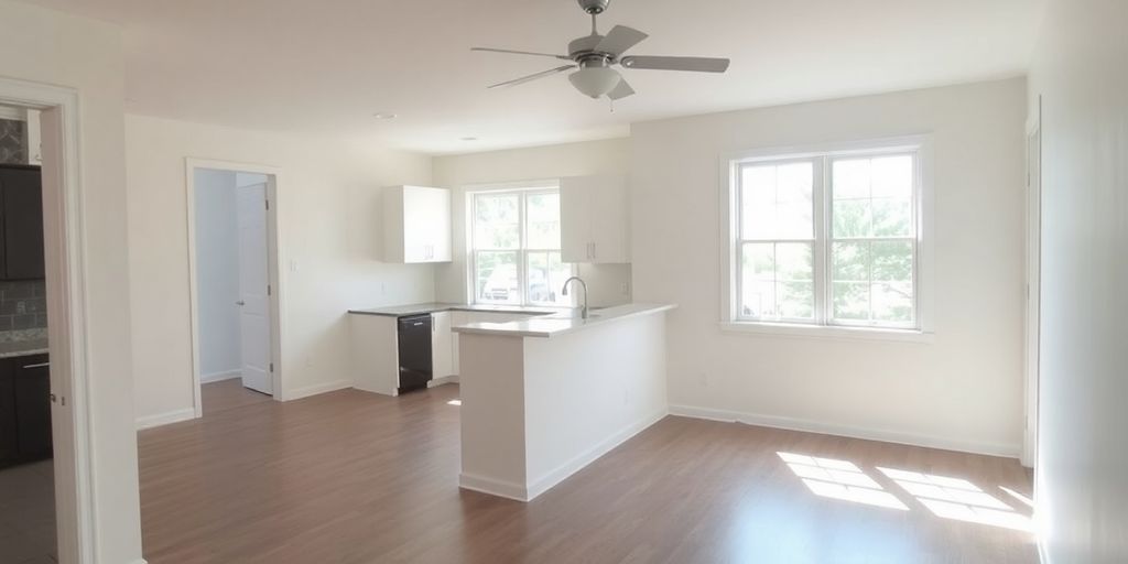 Clean home interior after mold damage restoration.