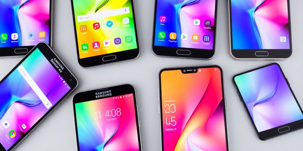 Samsung Galaxy A series phones.
