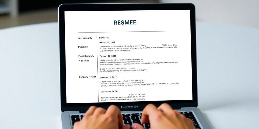 Resume with multiple job entries.