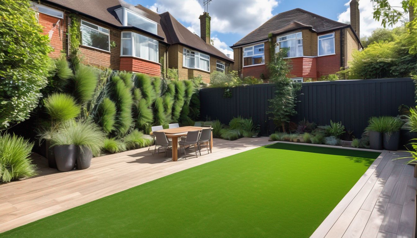 artificial grass London garden