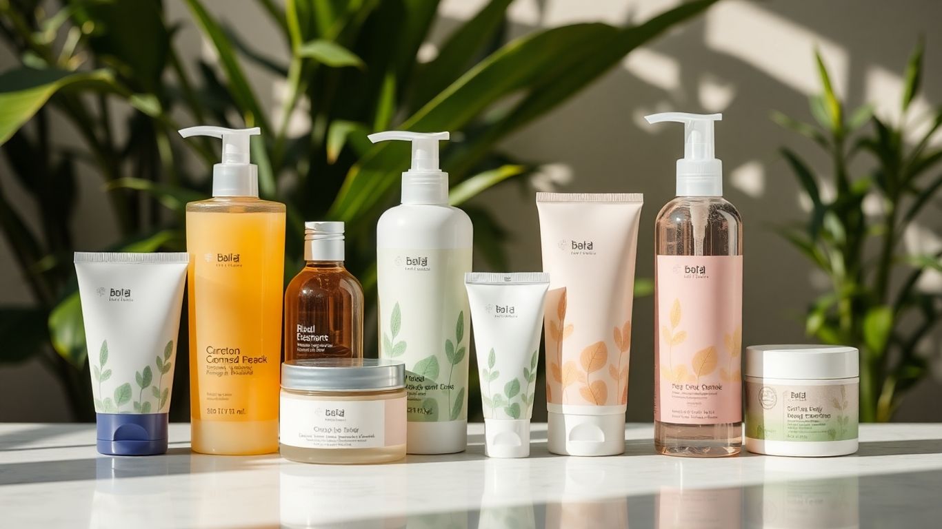 Eco-friendly body care products with creative packaging