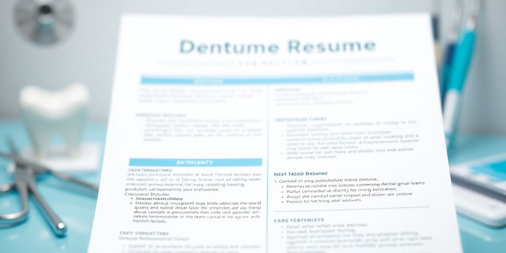 Orthodontic dental assistant's resume with a subtle smile.