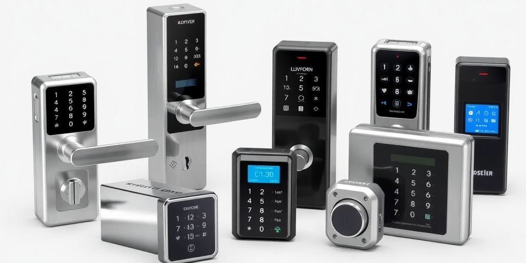 تصویر از دستگاه‌های کنترل دسترسی مختلف
