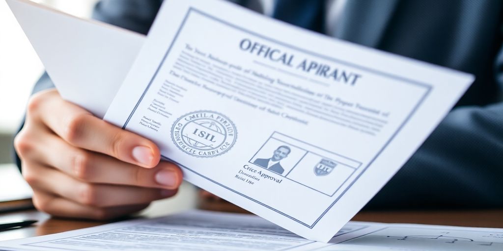 Documents d'achat immobilier sur une table.