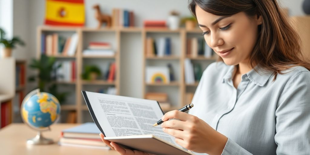 An image representing Spanish translation services.