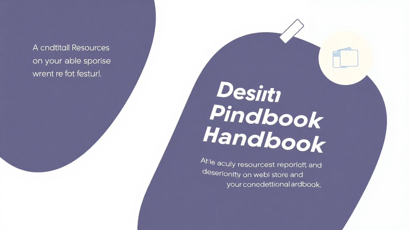 Moderne illustrasjon av verktøy for designprofilhåndbok.