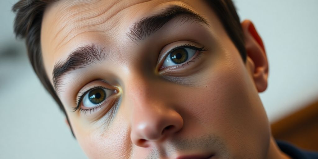 A person confidently asking a question.