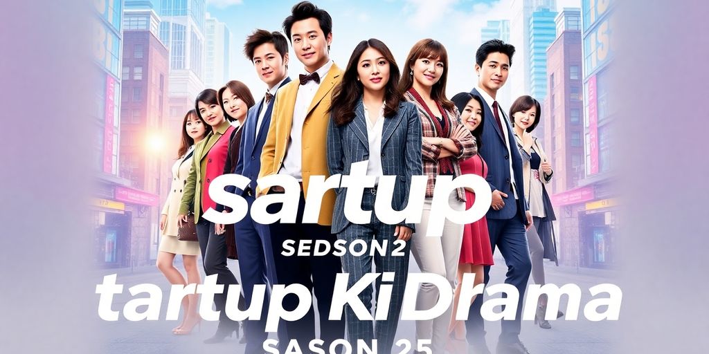 Promotional poster of Startup Kdrama Season 2 with cast.