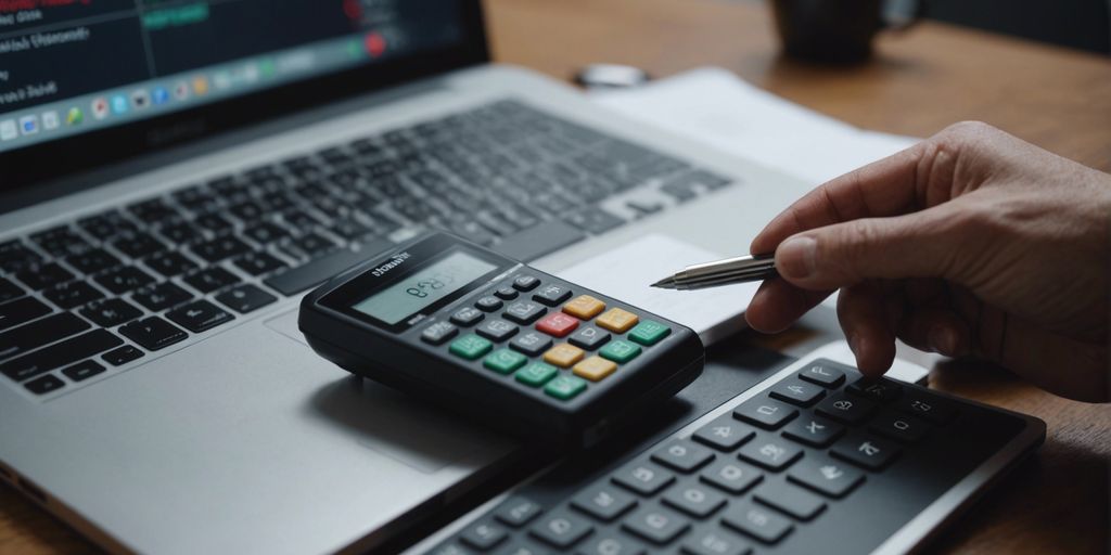 Financial planning graphics for a digital marketing agency