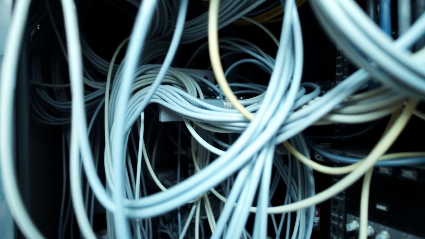 Instalación de telecomunicaciones con cables y conductos.