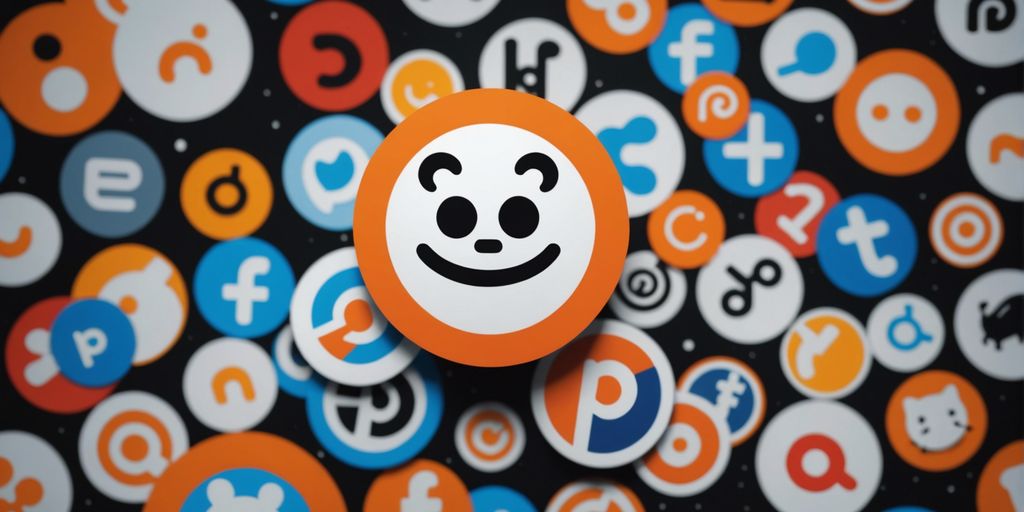 Reddit logo surrounded by advertisement icons, representing best practices for online ads on Reddit.