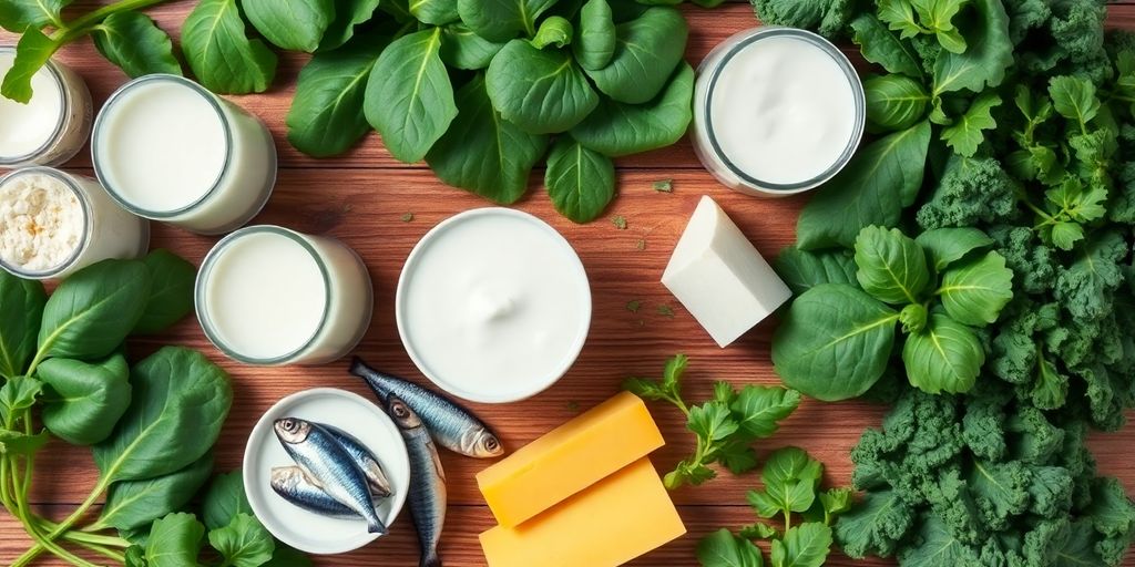 Calcium-rich foods for strong bones