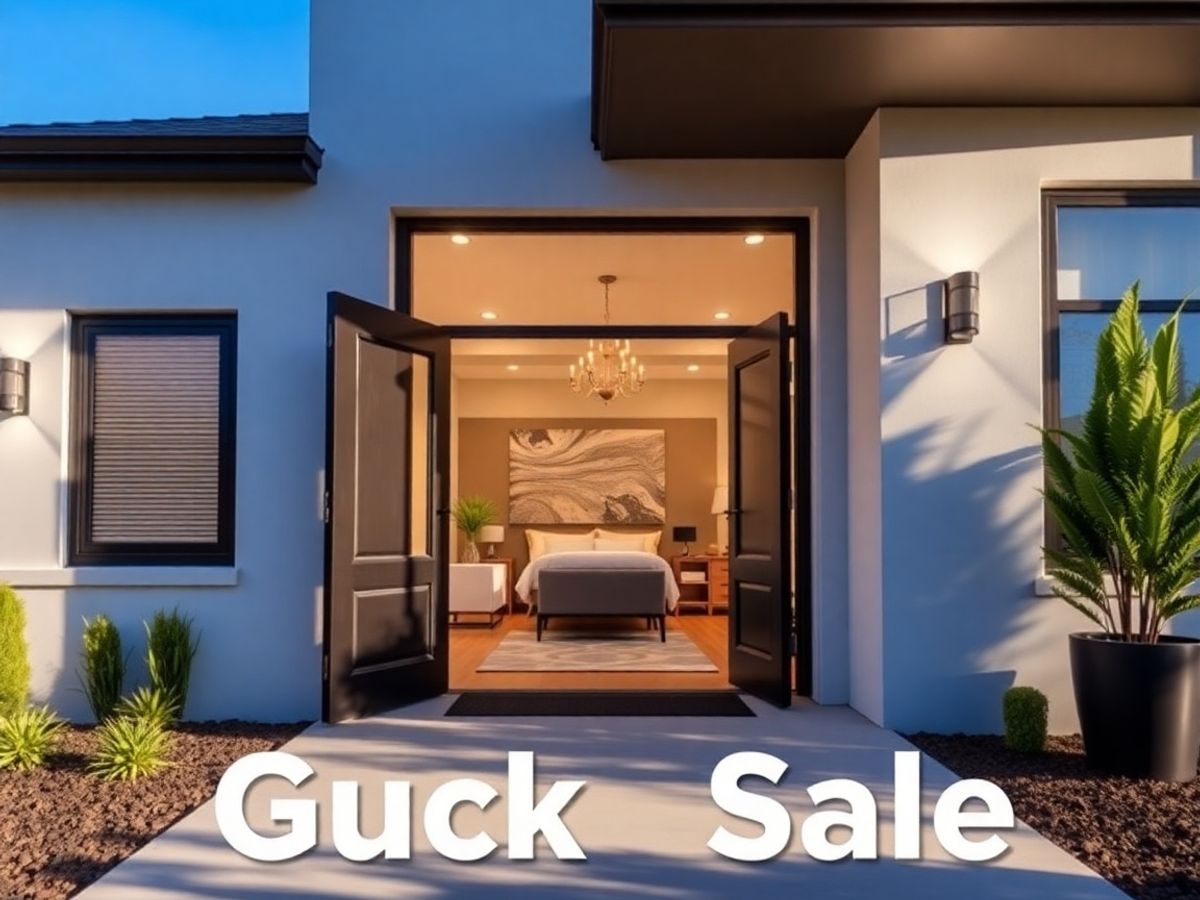 Modern home exterior with a bright, inviting entrance.