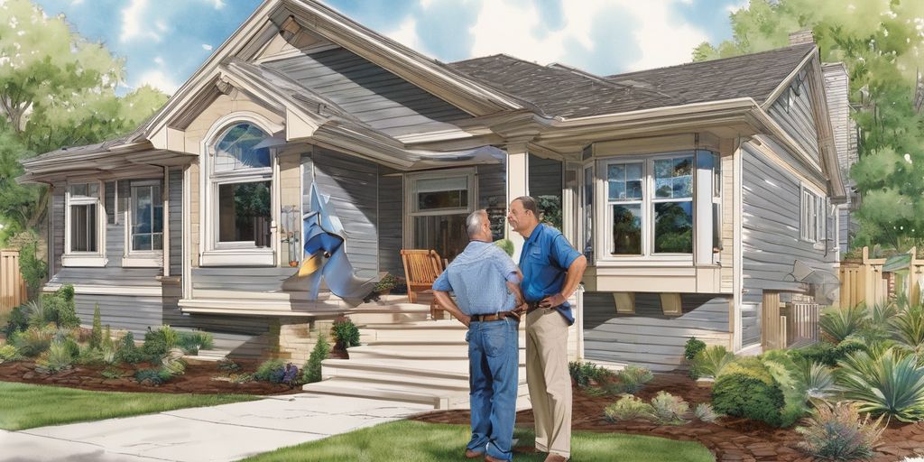 contractor discussing project with homeowner