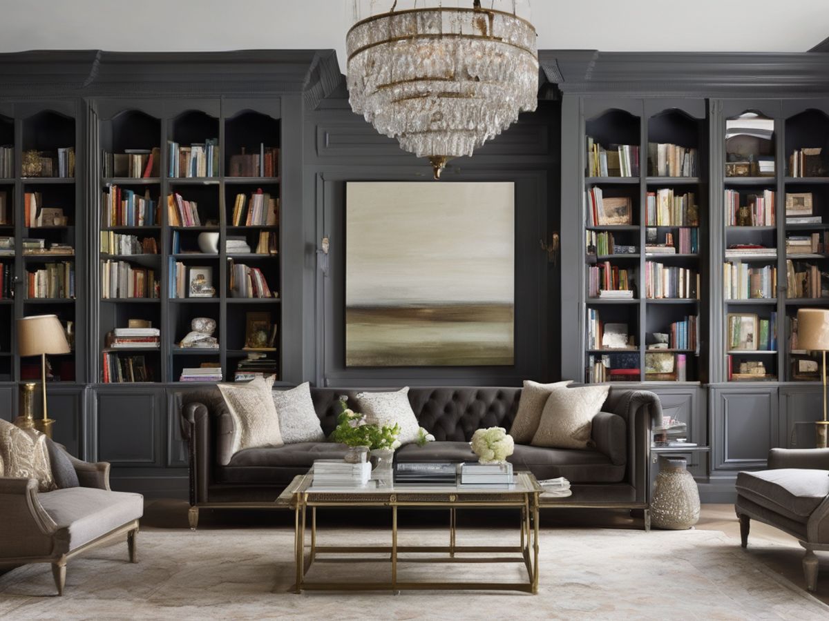 stylish bookcase home library