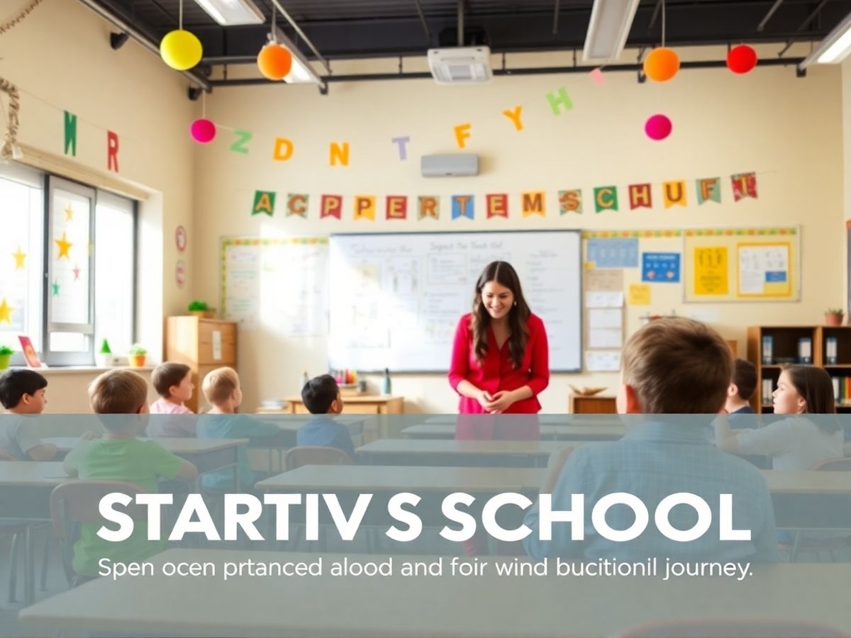 Copii zâmbind în clasă, pregătindu-se pentru școală.