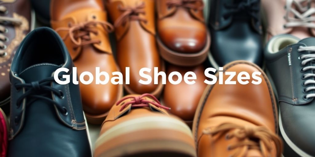 Feet with different shoe sizes.